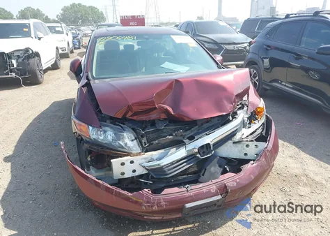 2012 Honda Civic Ex from USA, damaged, VIN 19XFB2F80CE001545